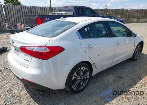 2016 Kia Forte Ex из США, поврежденный, VIN KNAFX4A84G5481396